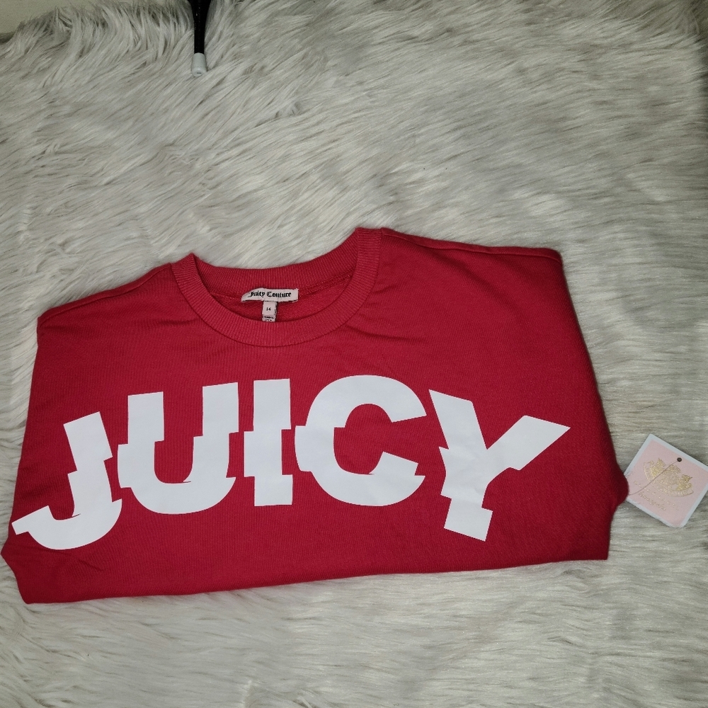 Juicy Couture Pink Sweatshirt NWT 8
